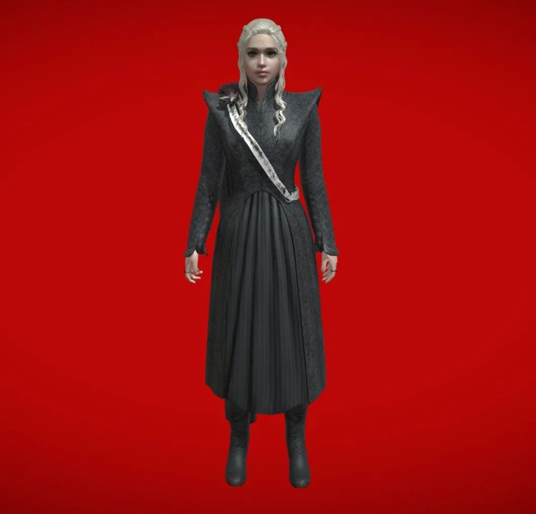 PBR Game 3D Models – Daenerys