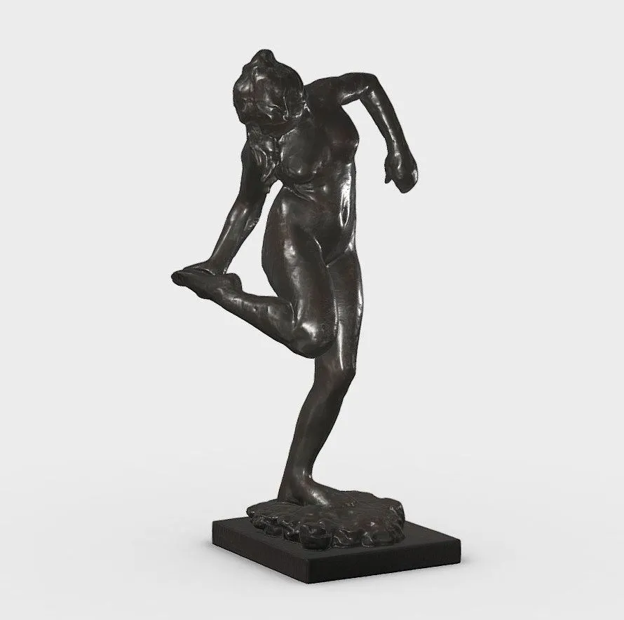 PBR Game 3D Models – Danseuse Edgar Degas