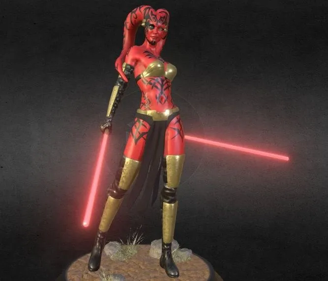 PBR Game 3D Models – Darth Talon
