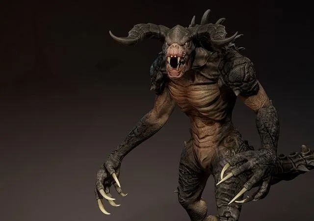 PBR Game 3D Models – Deathclaw