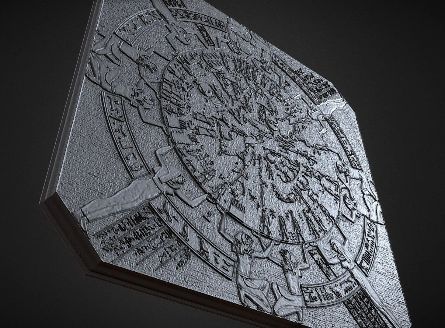 PBR Game 3D Models – Dendera Zodiac