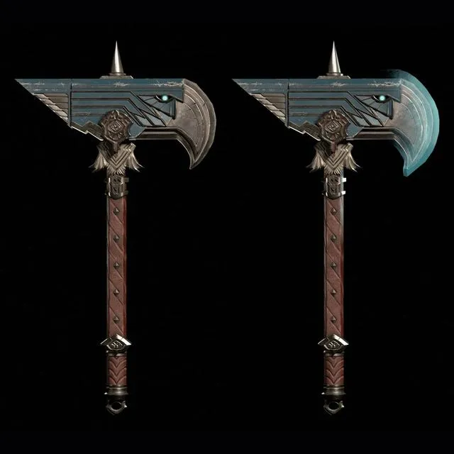 PBR Game 3D Models – Dwarven Eagle Hammer