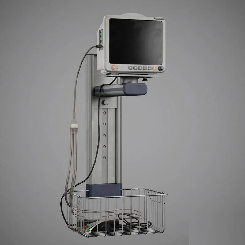 PBR Game 3D Models – EKG Monitor