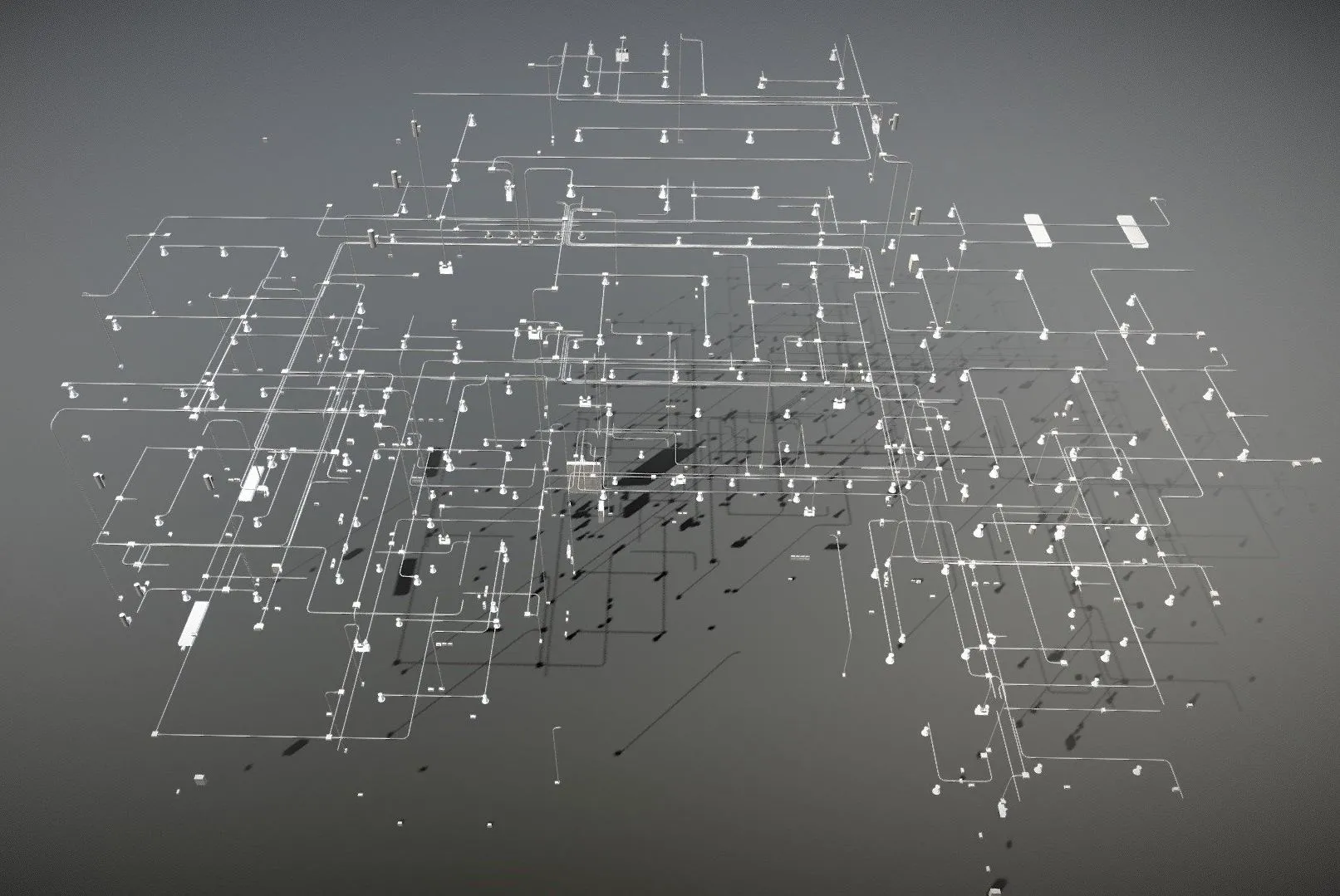 PBR Game 3D Models – Electrical System In Building