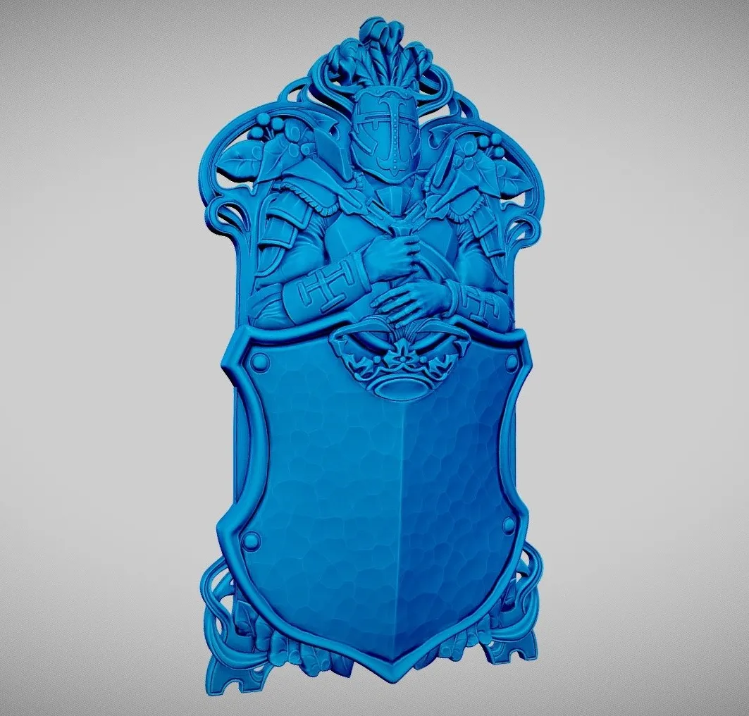 PBR Game 3D Models – Emblem Knight