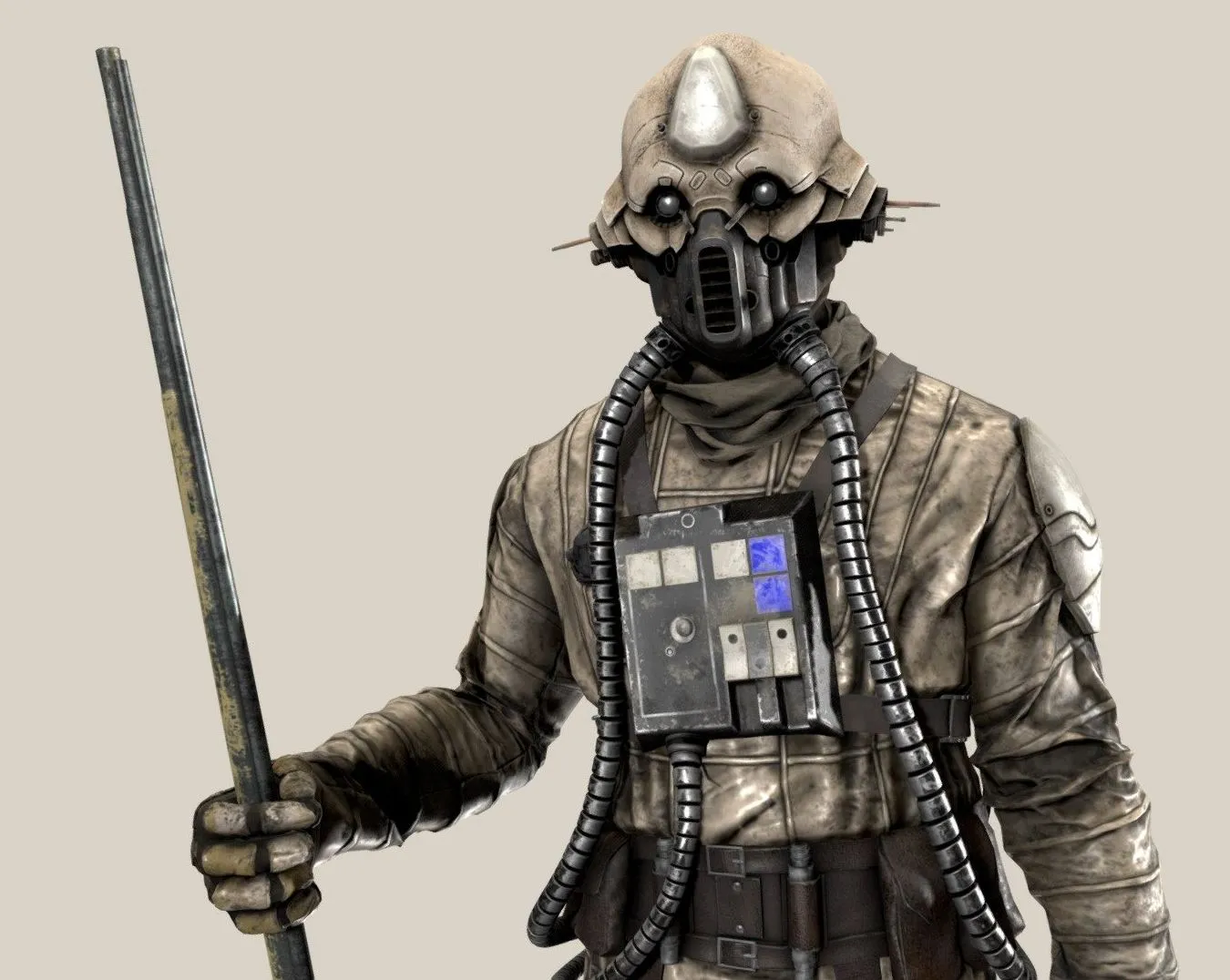 PBR Game 3D Models – Endrio Two Tubes 1