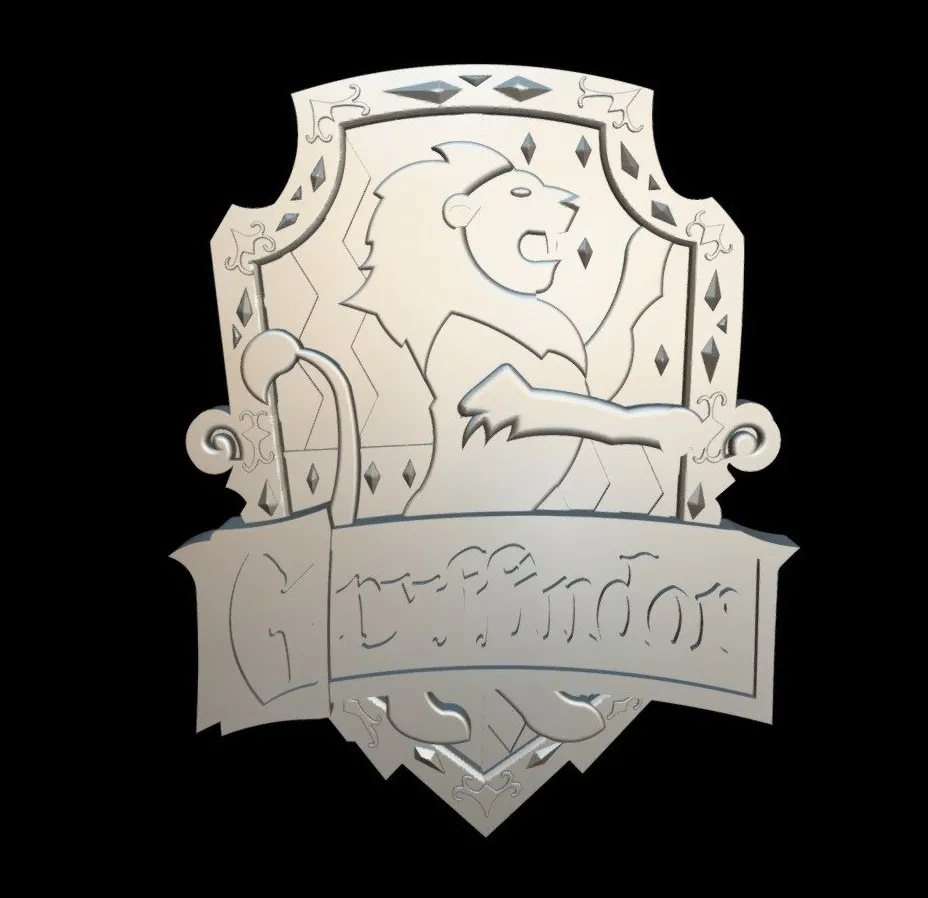 PBR Game 3D Models – Escudo Gryffindor