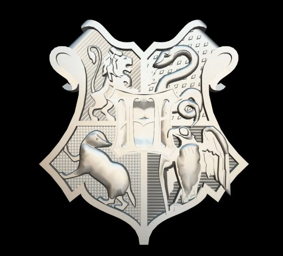 PBR Game 3D Models – Escudo Hogwarts