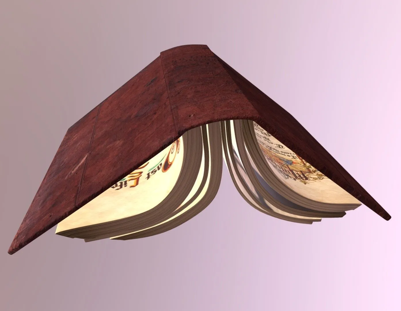 PBR Game 3D Models – Fallen Book