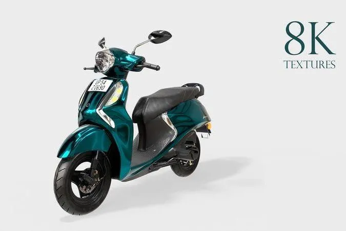 PBR Game 3D Models – Fascino Scooter