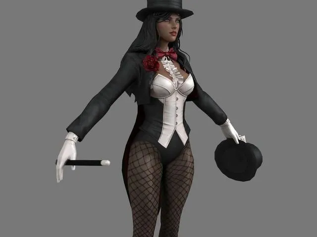 PBR Game 3D Models – Female beauty magician