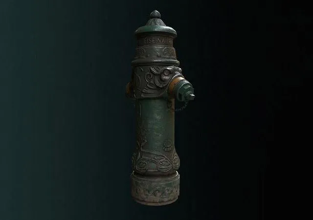 PBR Game 3D Models – Fire hydrant