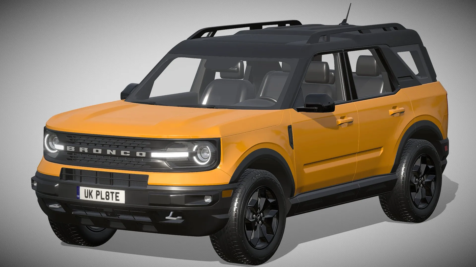 PBR Game 3D Models – Ford Bronco Sport