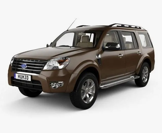 PBR Game 3D Models – Ford Everest 2012