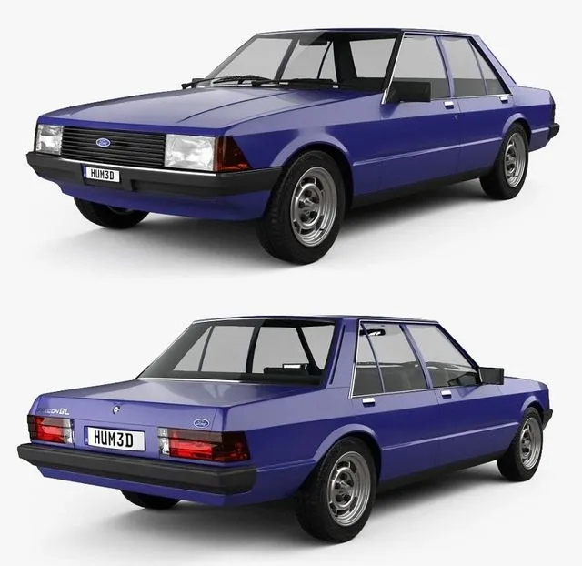 PBR Game 3D Models – Ford Falcon 1979