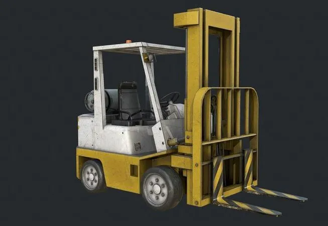 PBR Game 3D Models – Forklift – Industrial Truck – Fork Truck