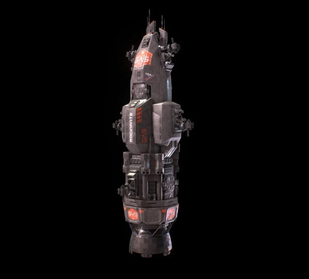 PBR Game 3D Models – Gas Hauler Rocinante