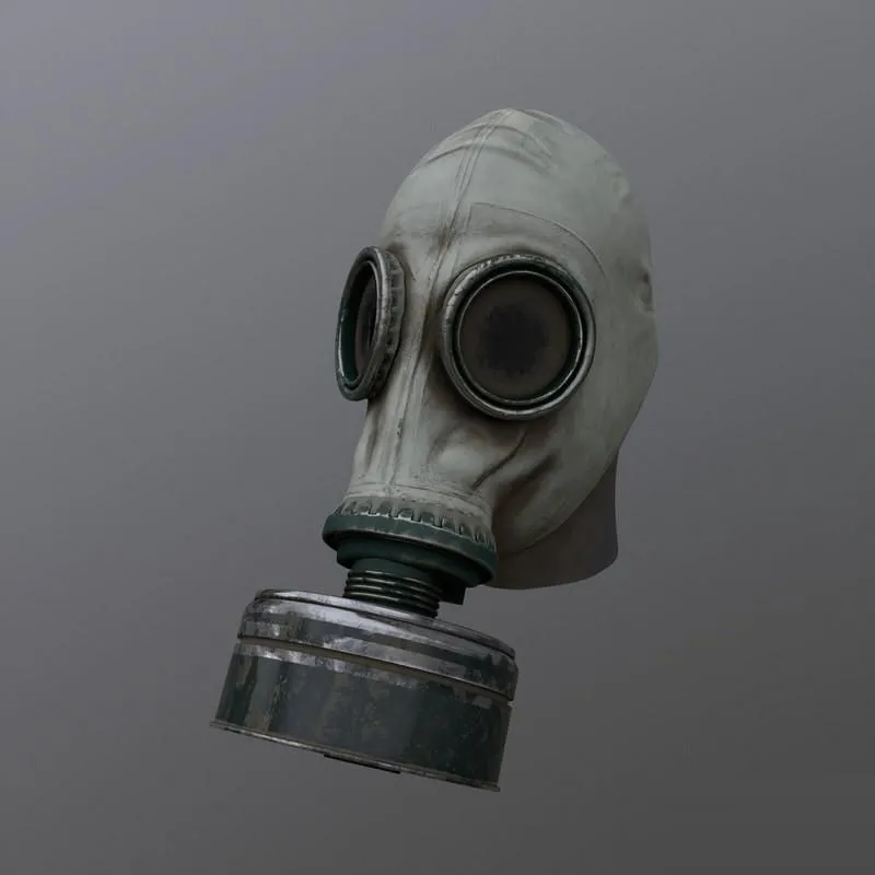 PBR Game 3D Models – Gas Mask