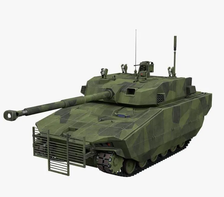 PBR Game 3D Models – General Dynamics Griffin3 105mm Gun