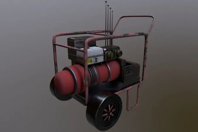 PBR Game 3D Models – Generator Low-poly