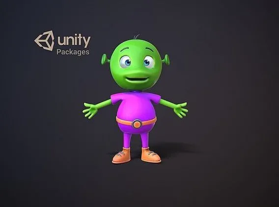 PBR Game 3D Models – Gimbili character