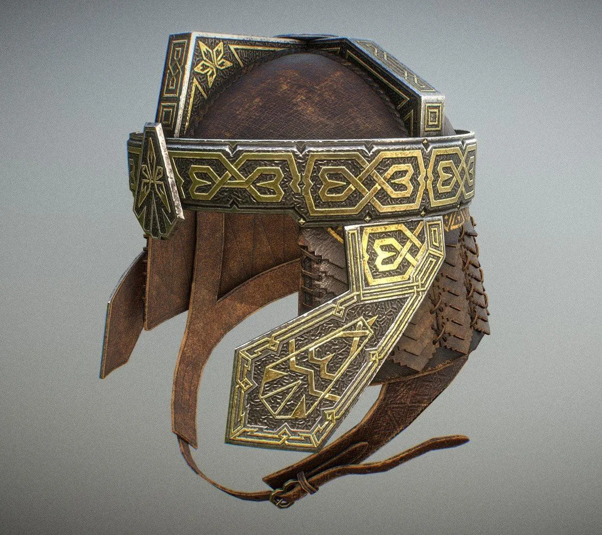 PBR Game 3D Models – Gimlis Helmet