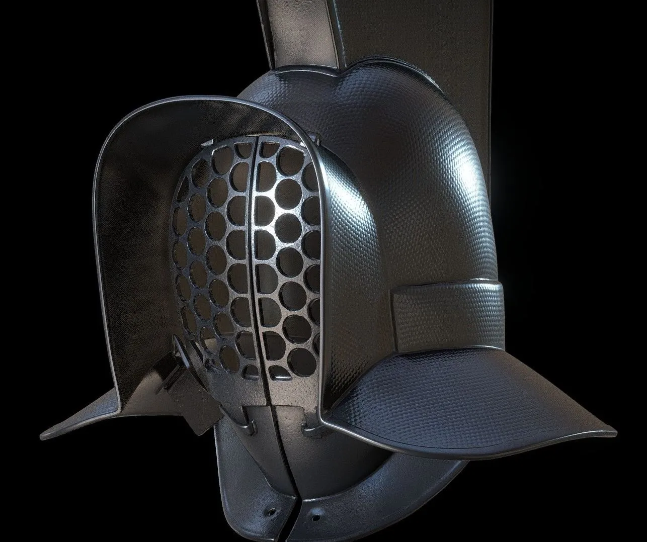 PBR Game 3D Models – Gladiator Helmet Murmillo Ii