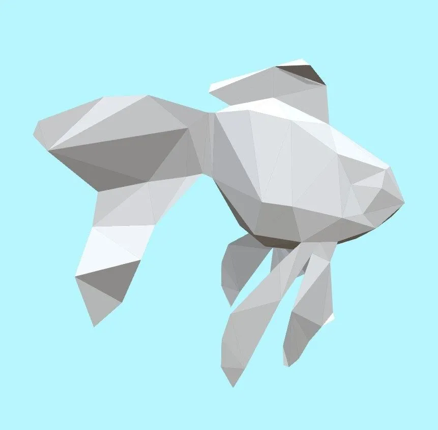PBR Game 3D Models – Goldfish
