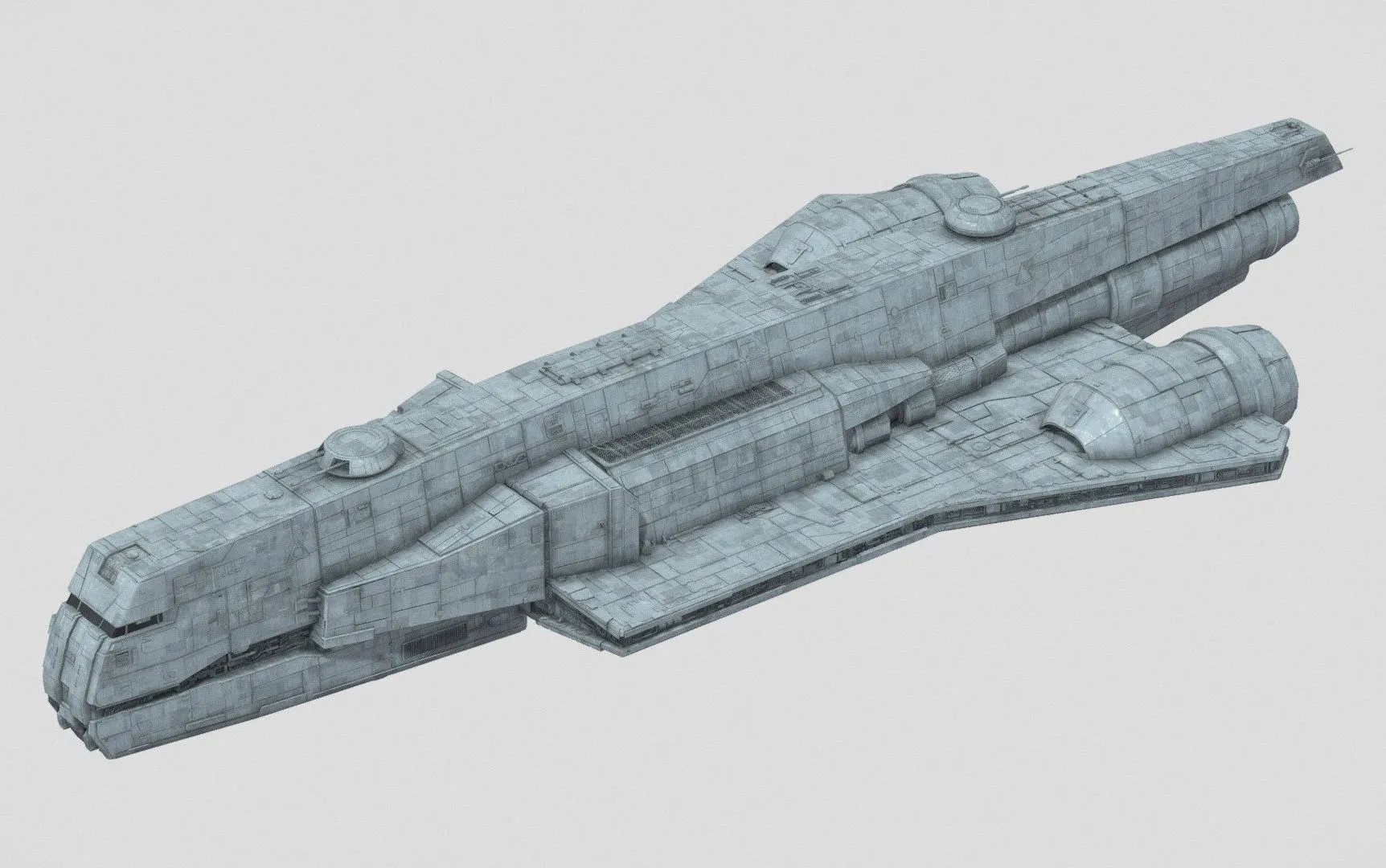 PBR Game 3D Models – Gozanti Class Imperial Cruiser Star Wars