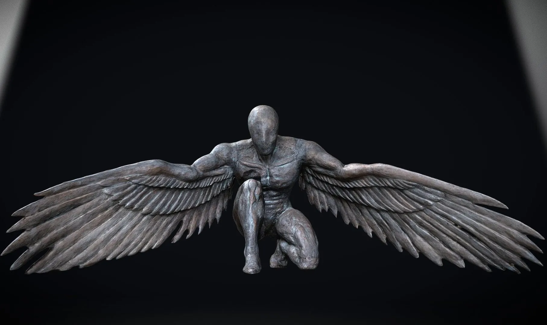 PBR Game 3D Models – Greer Guardian Angel No10 By Ed Elliott