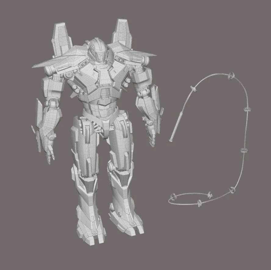 PBR Game 3D Models – Guardian Bravo