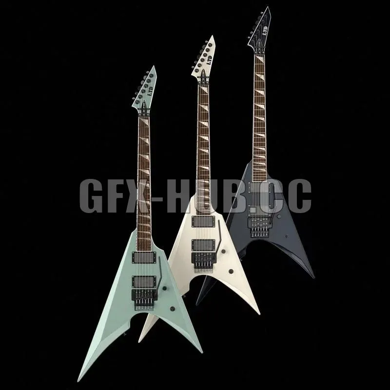 PBR Game 3D Models – Guitar ESP LTD ARROW-1000