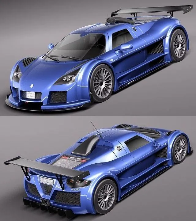 PBR Game 3D Models – Gumpert Apollo