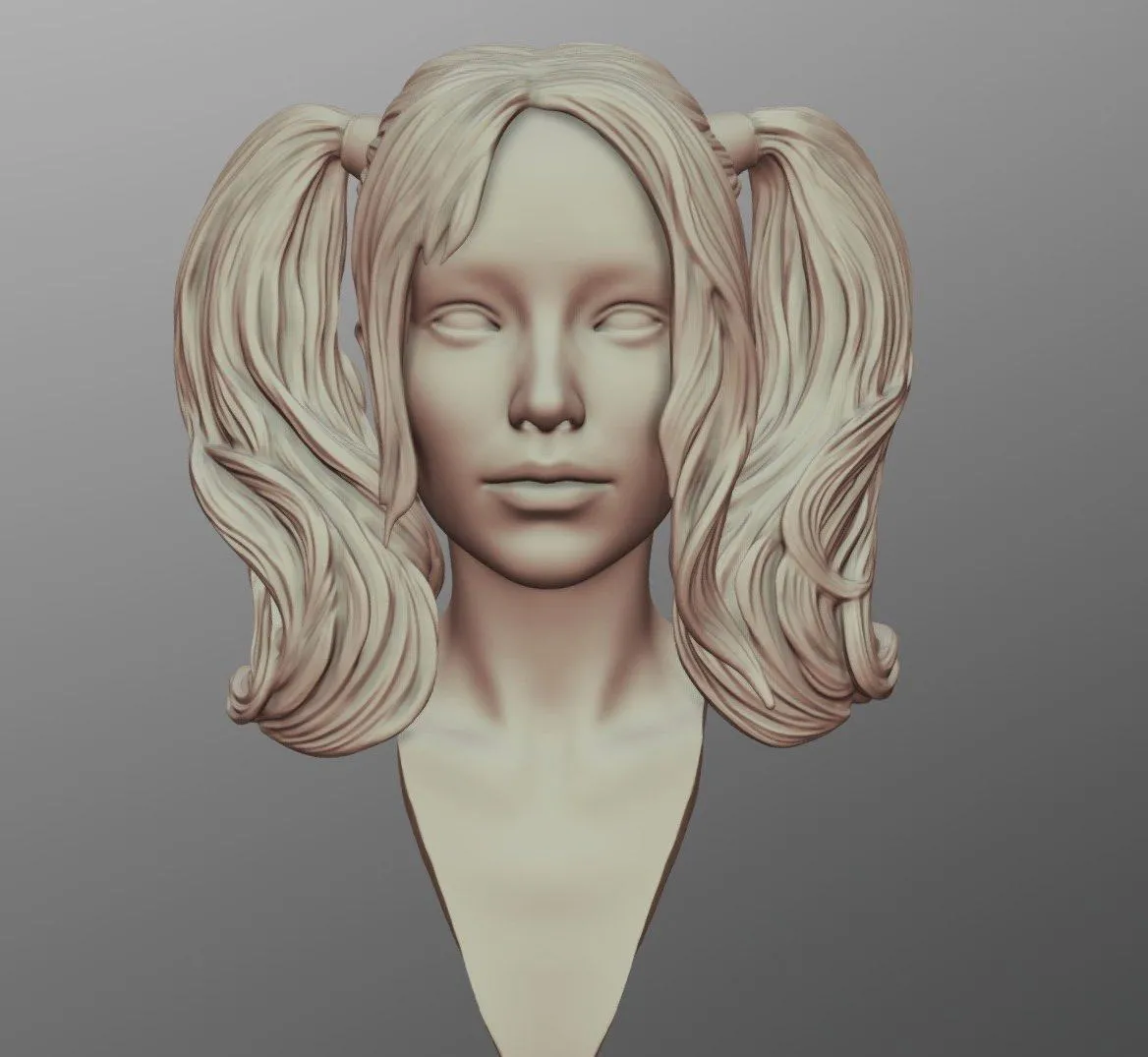 PBR Game 3D Models – Hair 12