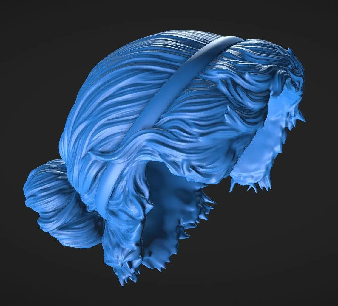 PBR Game 3D Models – Hair 72