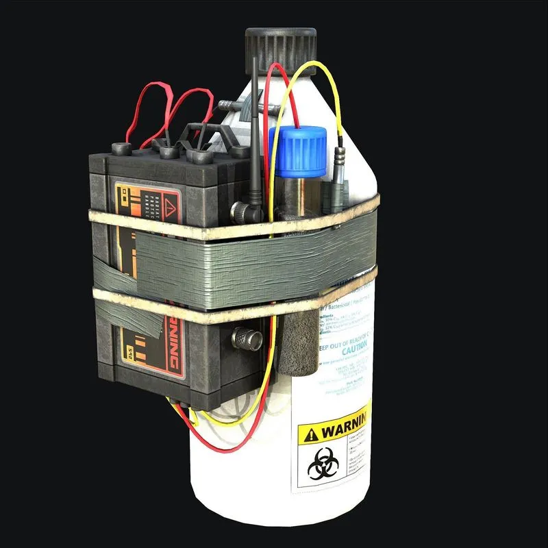 PBR Game 3D Models – Handmade Explosive