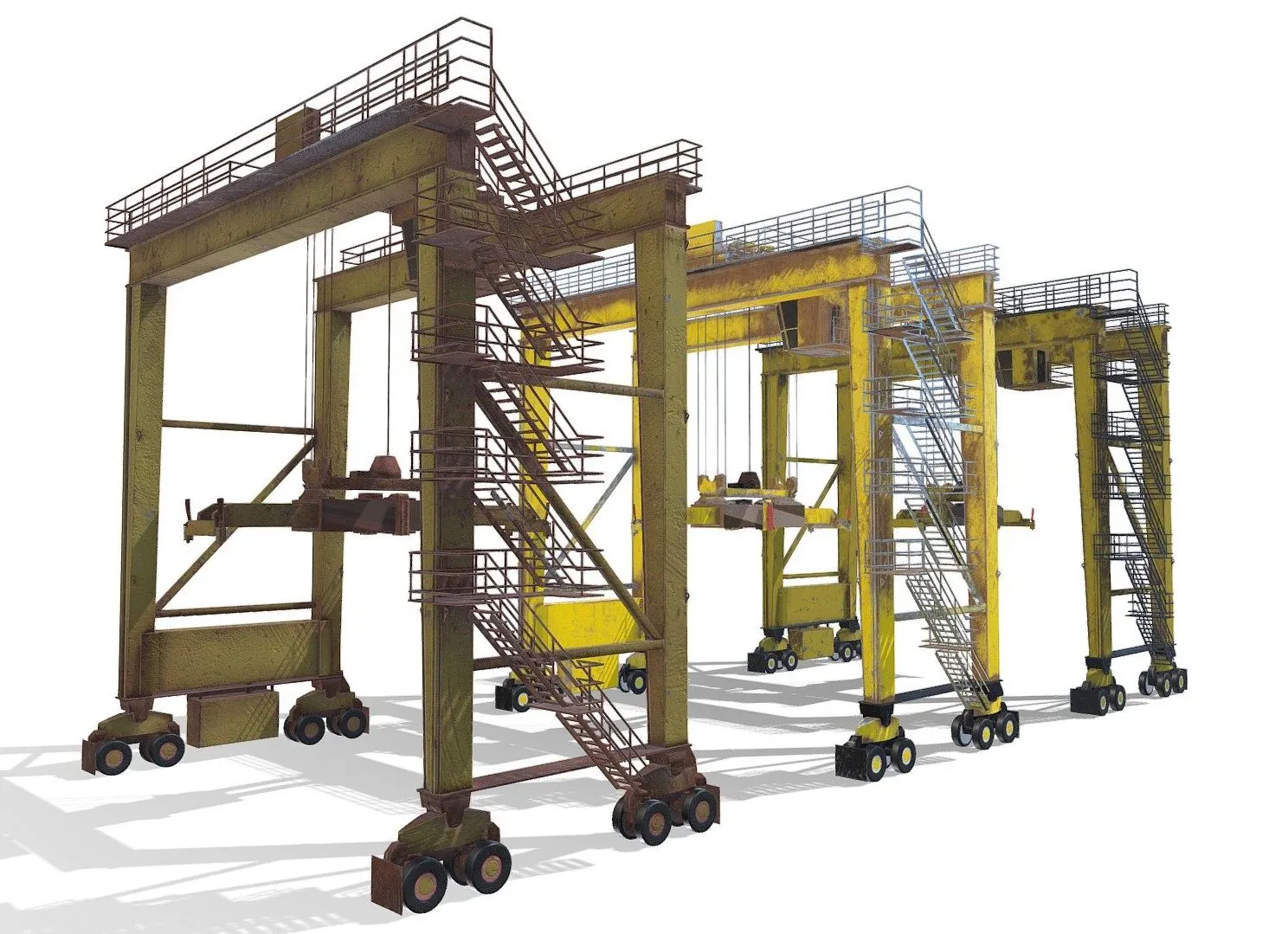 PBR Game 3D Models – Harbour Crane