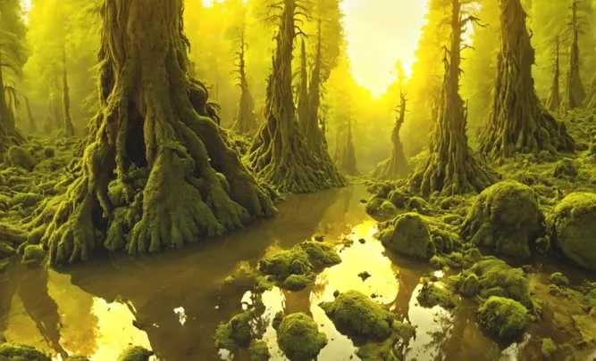 PBR Game 3D Models – HDRI Swamp And Wetland Panorama G