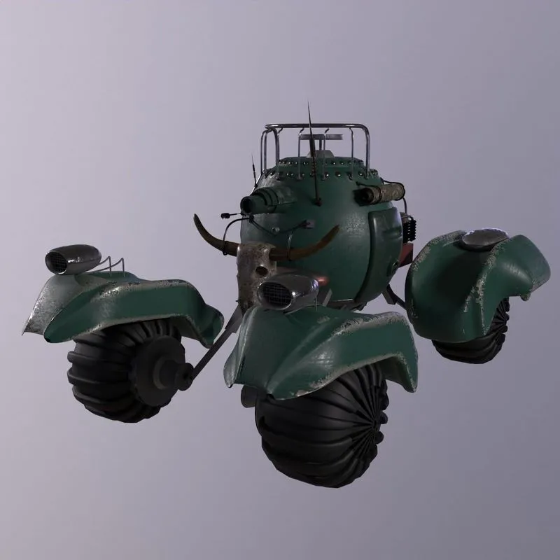 PBR Game 3D Models – Heavy Armored Vehicle