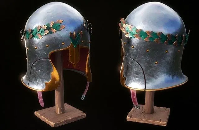 PBR Game 3D Models – Helmet – Hero prop