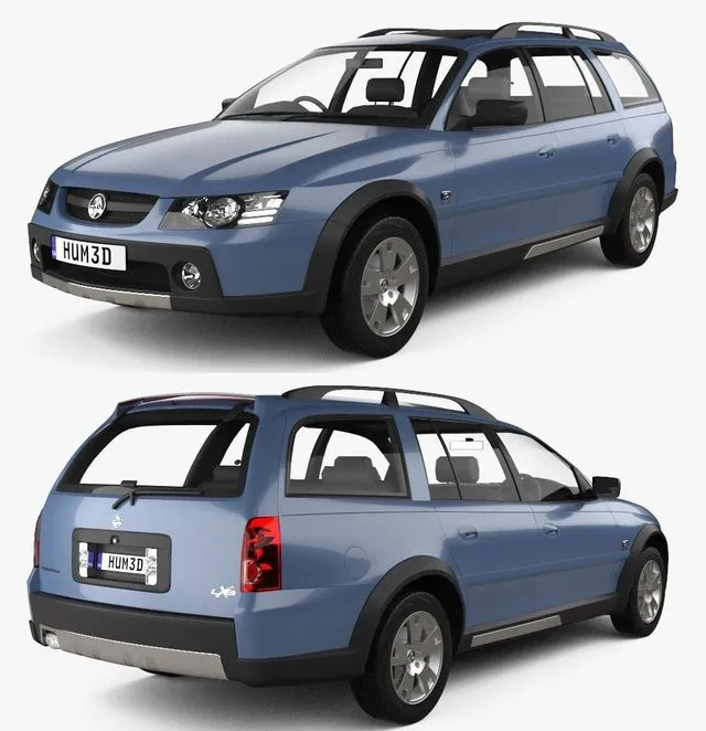 PBR Game 3D Models – Holden Adventra LX6 (VZ) 2005