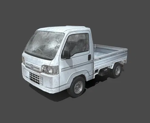 PBR Game 3D Models – Honda Acty (Vamos) Truck 2012