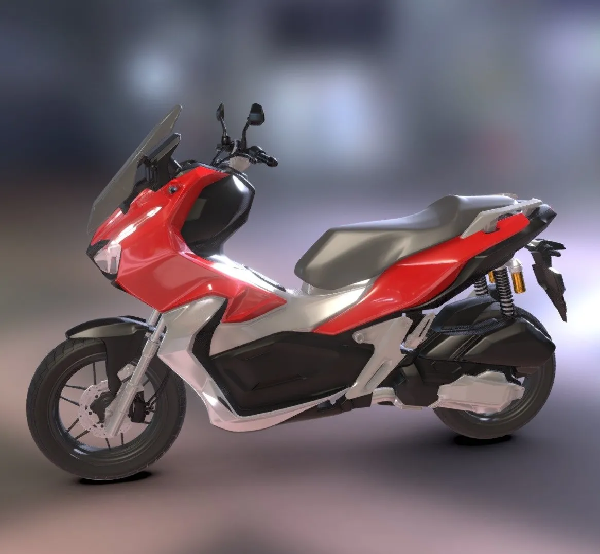 PBR Game 3D Models – Honda Adv150