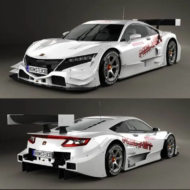 PBR Game 3D Models – Honda NSX GT 2013