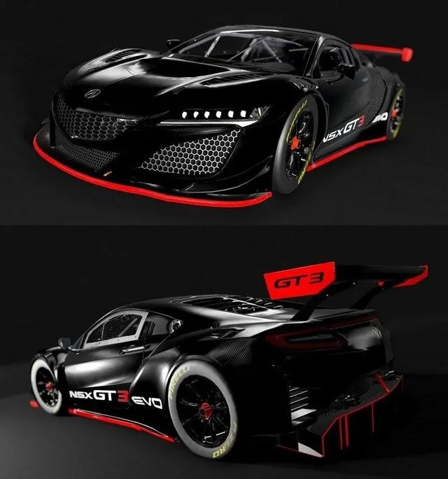 PBR Game 3D Models – Honda NSX GT3 2019