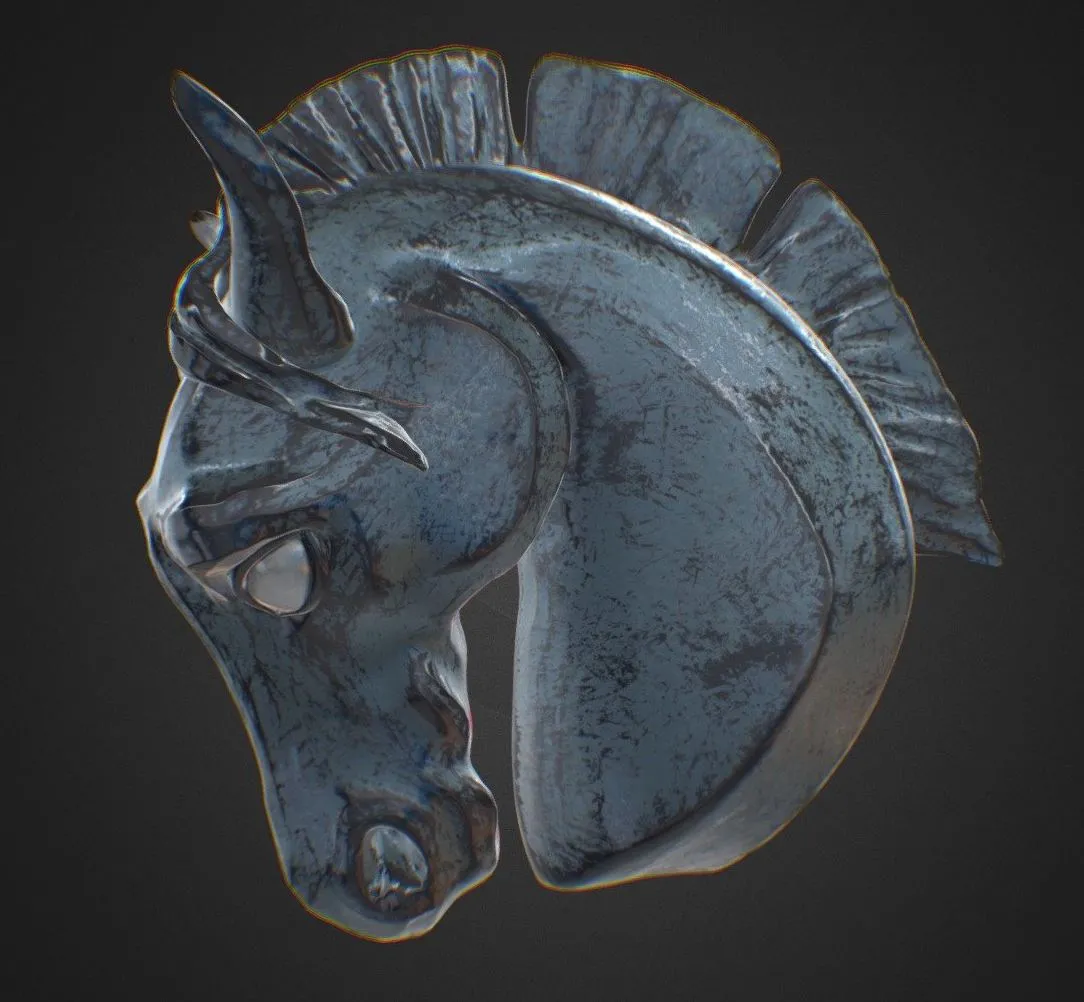 PBR Game 3D Models – Horse (2)