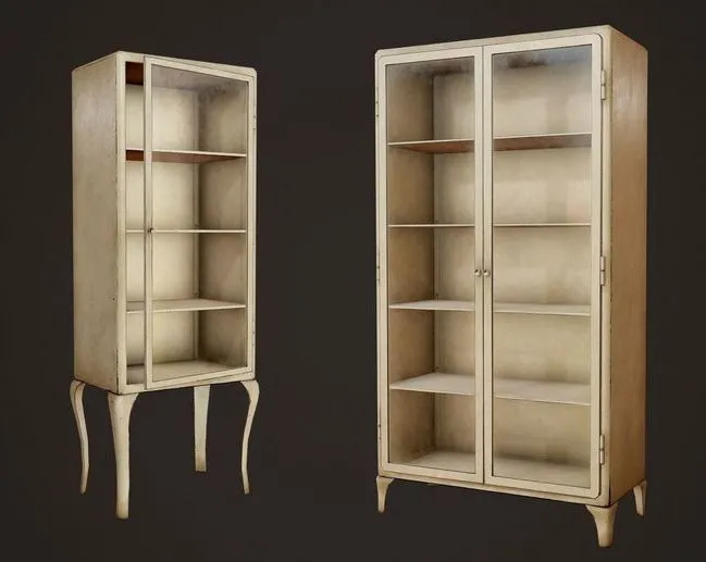 PBR Game 3D Models – Hospital Cabinets