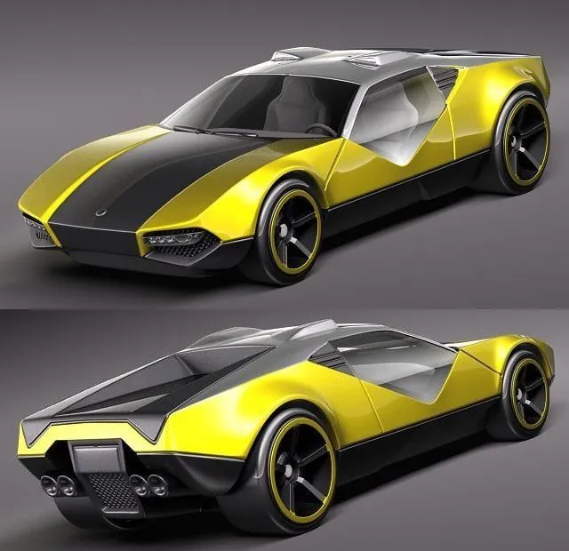 PBR Game 3D Models – Hot wheels La fasta