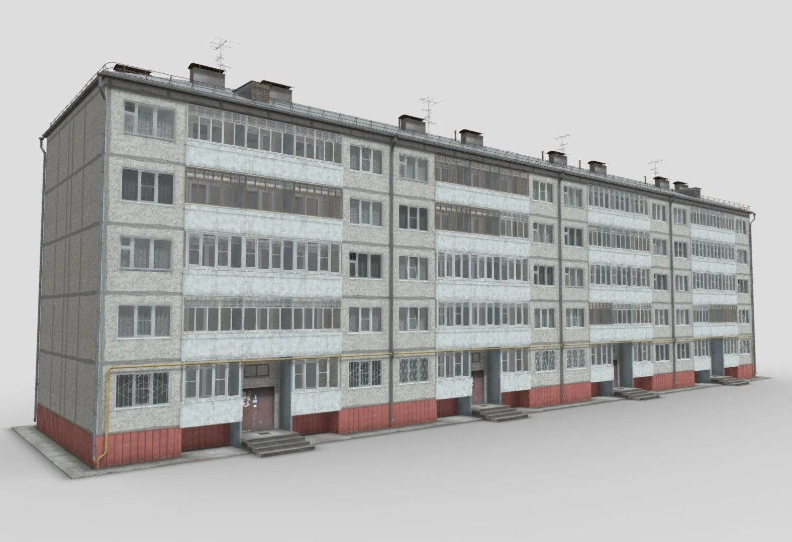 PBR Game 3D Models – House 111 121