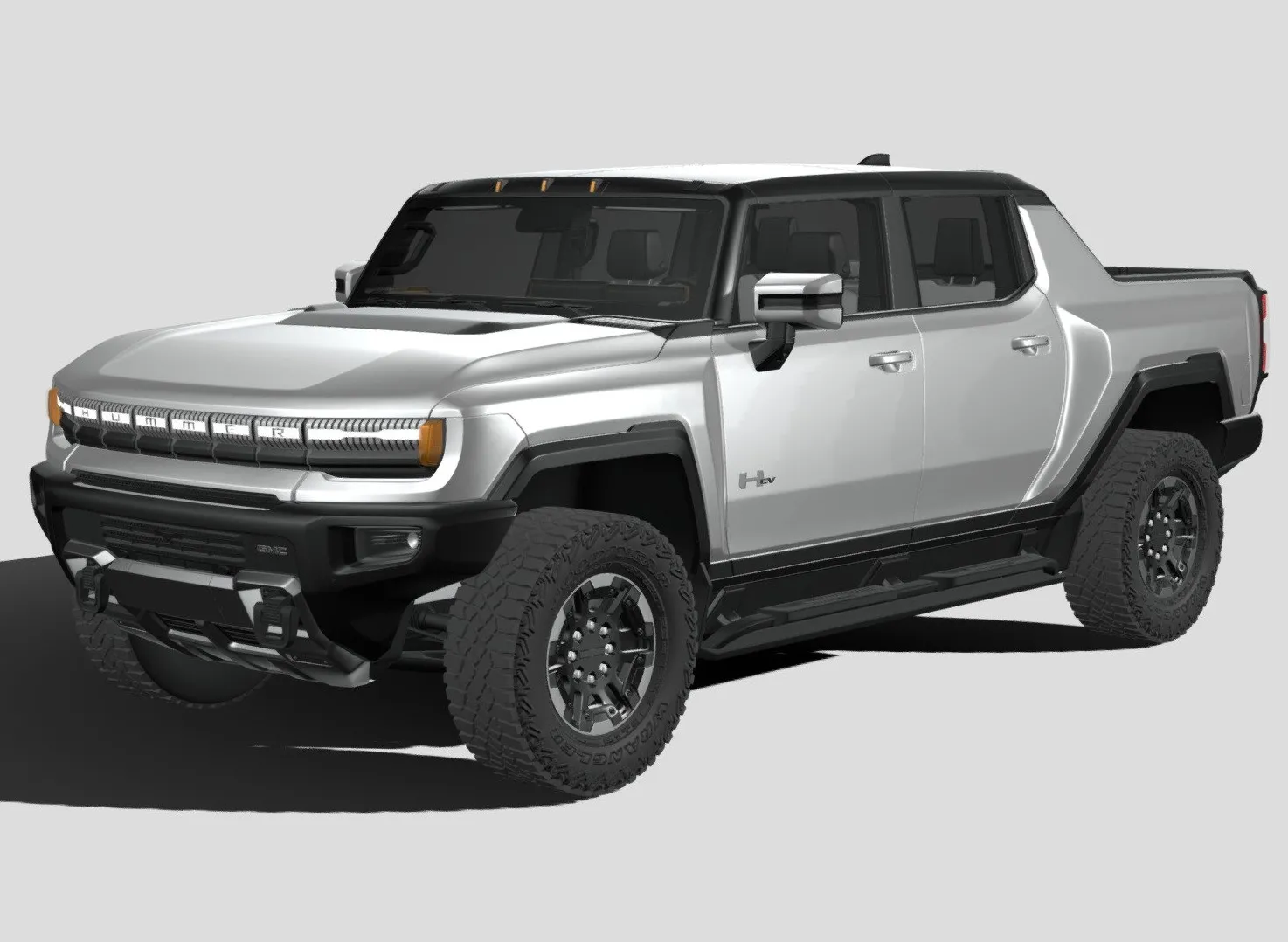 PBR Game 3D Models – Hummer Ev 2022 With Interior